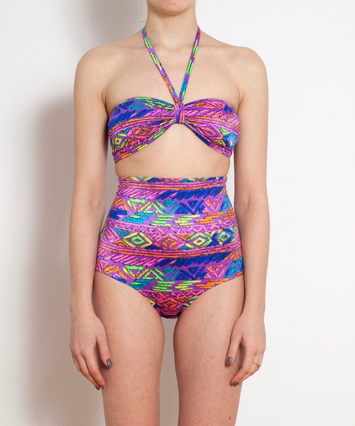 SALE- Purple Aztec Two Piece
