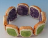 Terracotta Beads, Terracotta Bead, Beads Ceramic, Bead Ceramic, Square Ceramic Beads