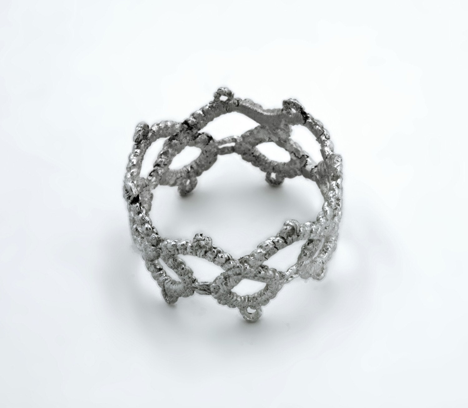 Vintage Tatted Lace Ring