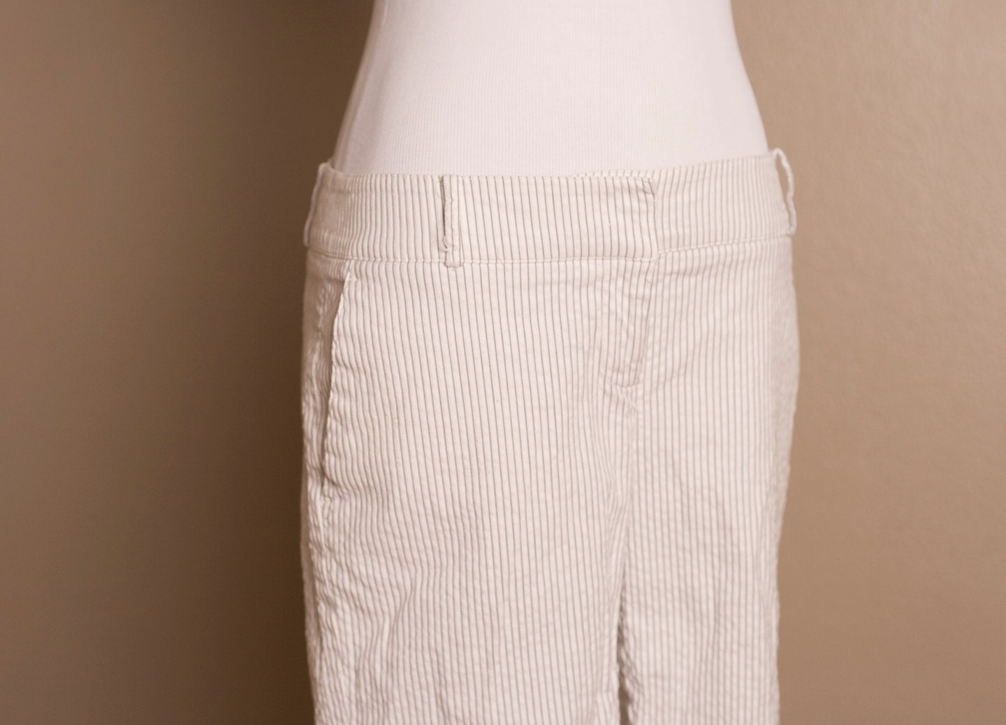 Nautical White and Black Shorts