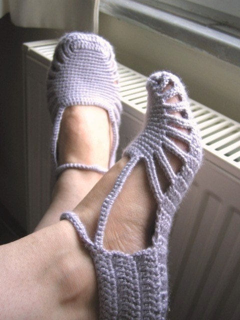 Free Shipping Silver Grey Slippers Mothers Day Gift Under 35