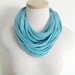 Jersey Tee Circle Scarf - Seafoam - Turquoise