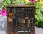 Gift for the fisherman - collage of letterpress