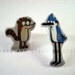 Regular Show Cartoon Network Stud Earrings