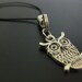 Cell Phone Owl Charm