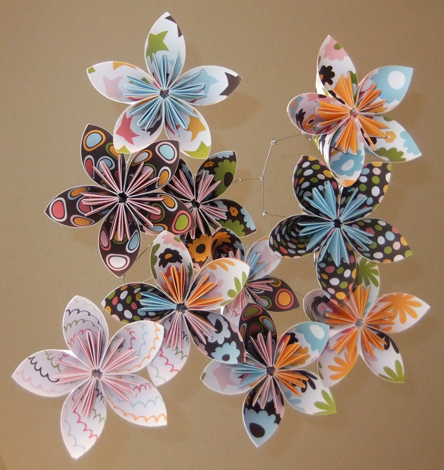 Limited Edition Retro Inspired Flower Mobile LAST ONE AVAILABLE