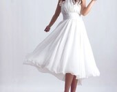 White party dress lace (0076)