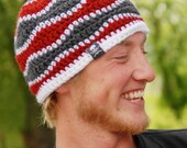 Brain Waves Beanie - Adults Custom Crochet Hat