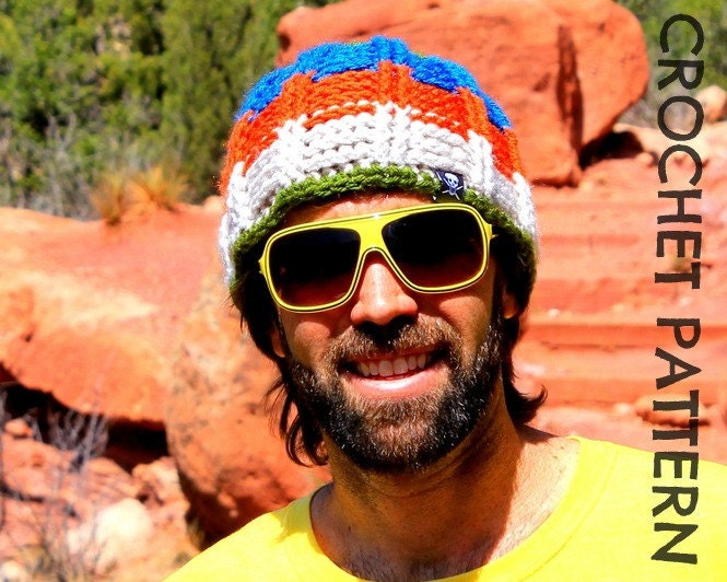 CROCHET HAT PATTERN Avalanche Beanie