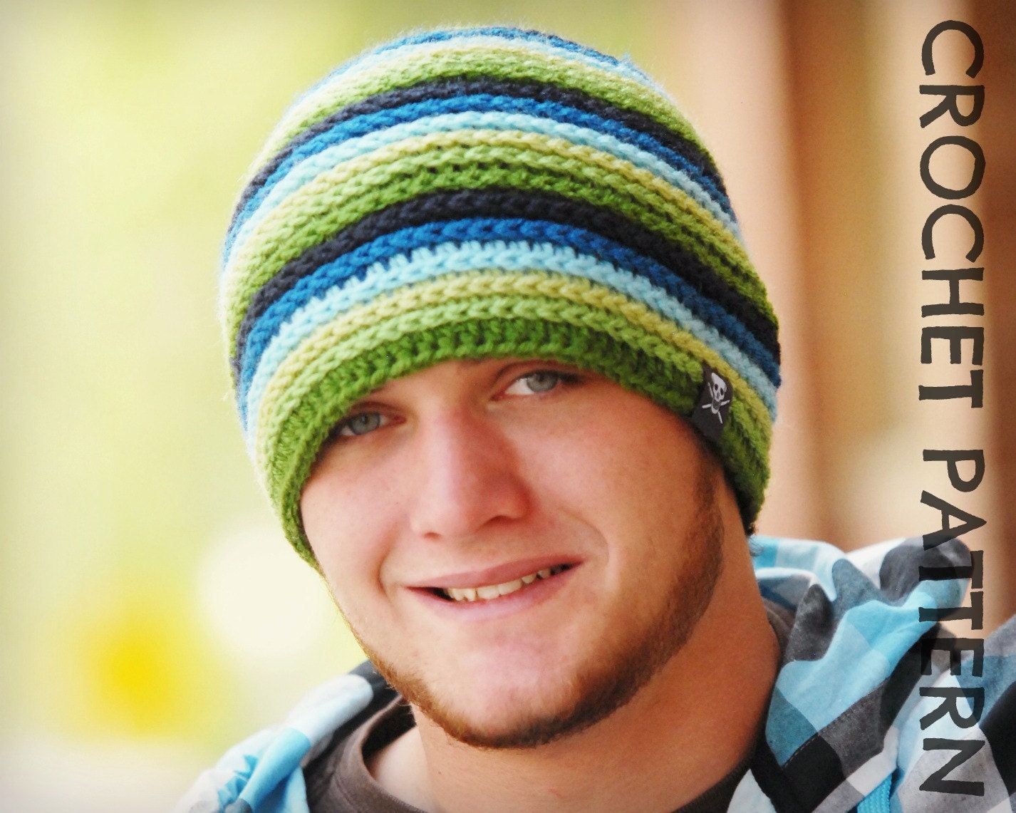 CROCHET HAT PATTERN Strata Beanie