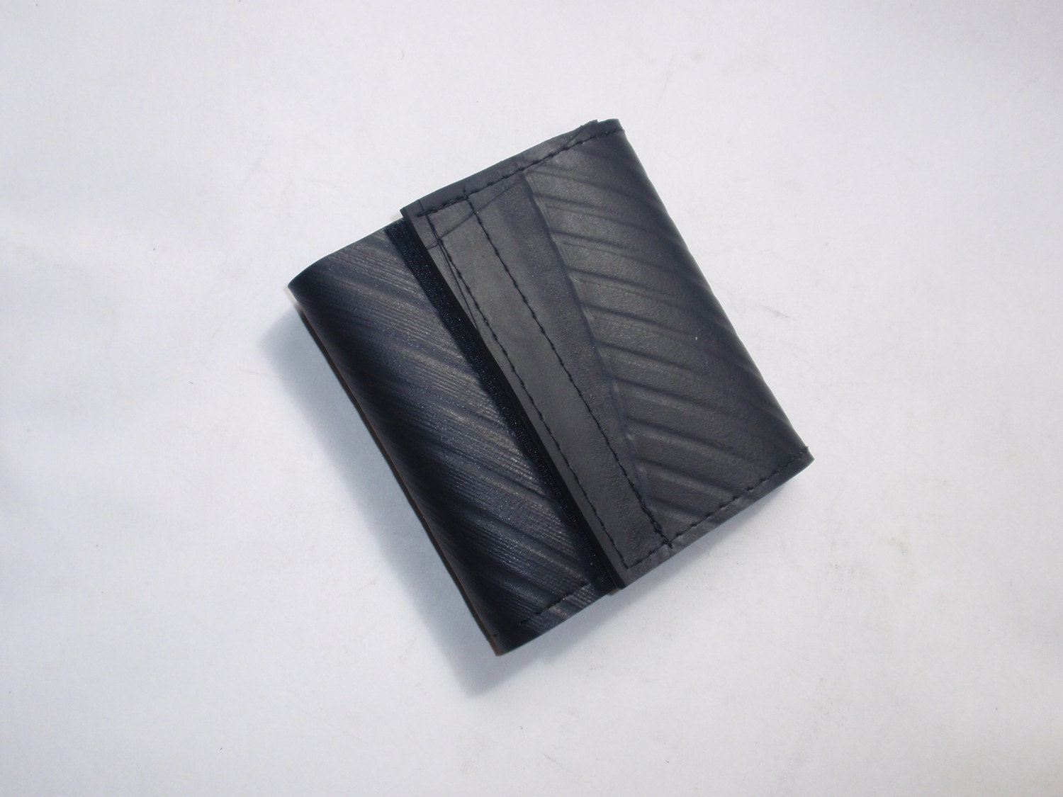 Handmade Recycled Rubber Trifold 7 with Velcro