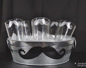 Etched Man-Tub Mustache Party Set by Jackglass on Etsy