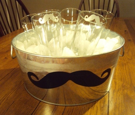 Man-Tub Mustache Party Set