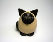 Wee Fatty Cat (Siamese) Ornament Sculpture