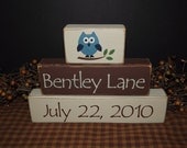 Custom Personalized Children's Name Wood Blocks