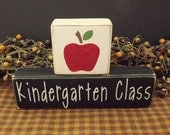 Kindergarten primitive wood blocks