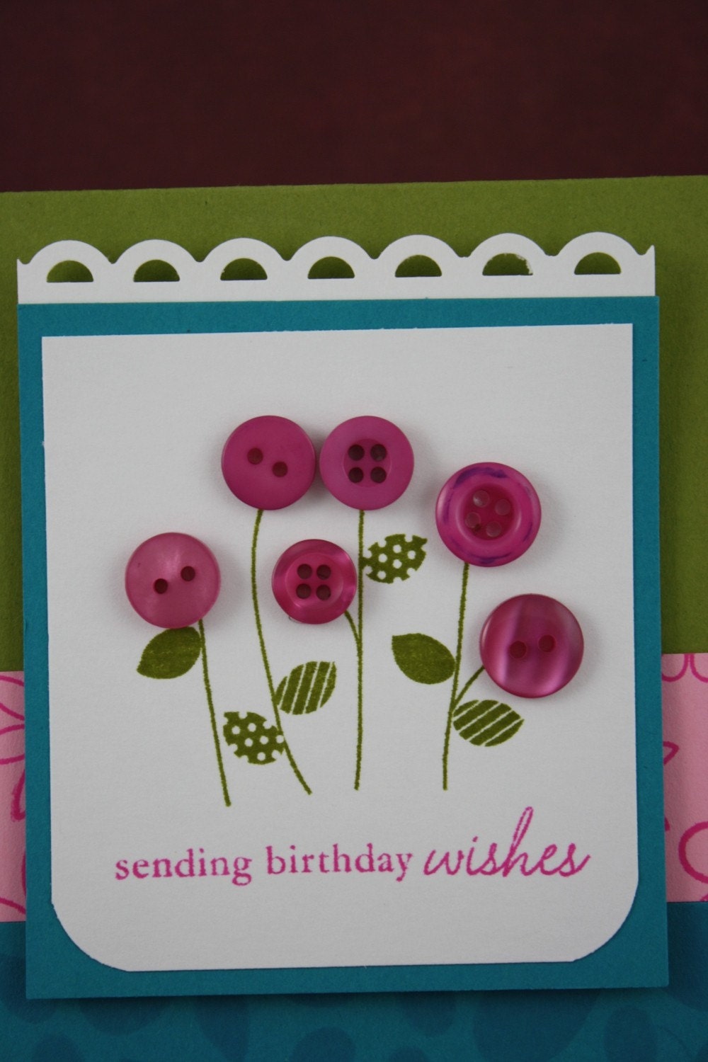Birthday Wishes Handmade Card