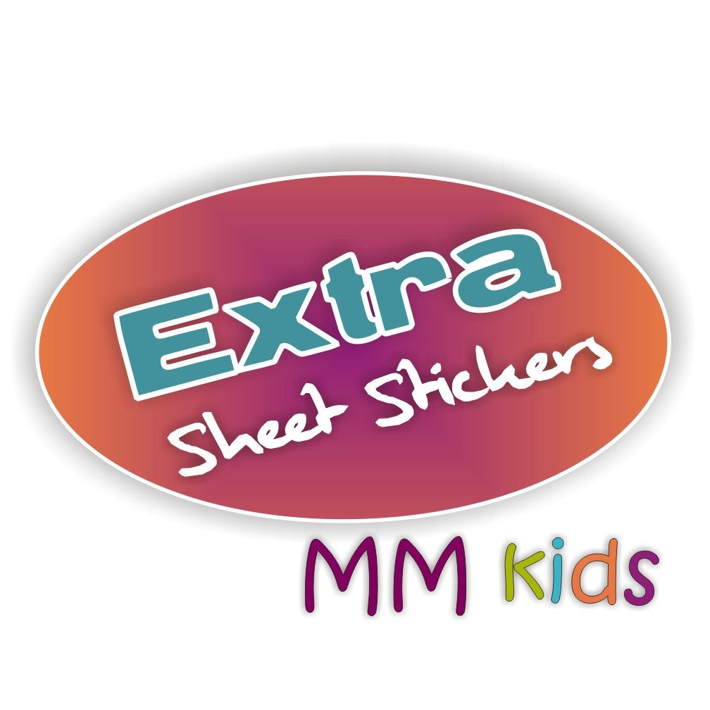 Extra Sheet Stickers Order
