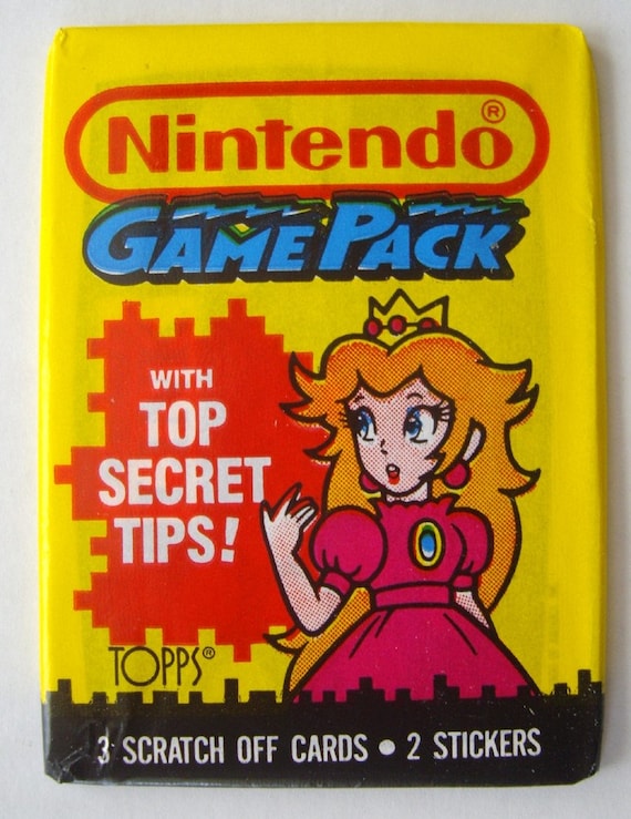 Nintendo Topps Trading Cards ScratchOff by myatticstreasures