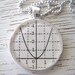 Silver Parabola Pendant