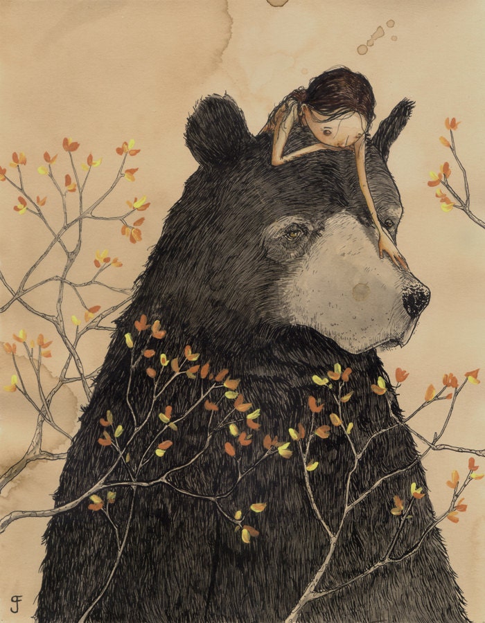 Bestest Friends giclee print