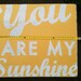 You Are My Sunshine Extra Large 31 x 33
