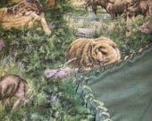 Braided Fleece Blanket - full sized