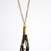 Bullet & Suede Nebula Necklace Black Bronze
