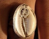 Cowrie Shell Ring size add on purchase