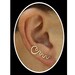 Stud Earrings Zig Zag Gold Filled Jewelry style 3 Unisex Jewelry