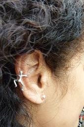 Sexy Ear Cuff Sterling Silver Fancy Fun Jewelry Fashion EarCuff Ear Band Ear Wrap