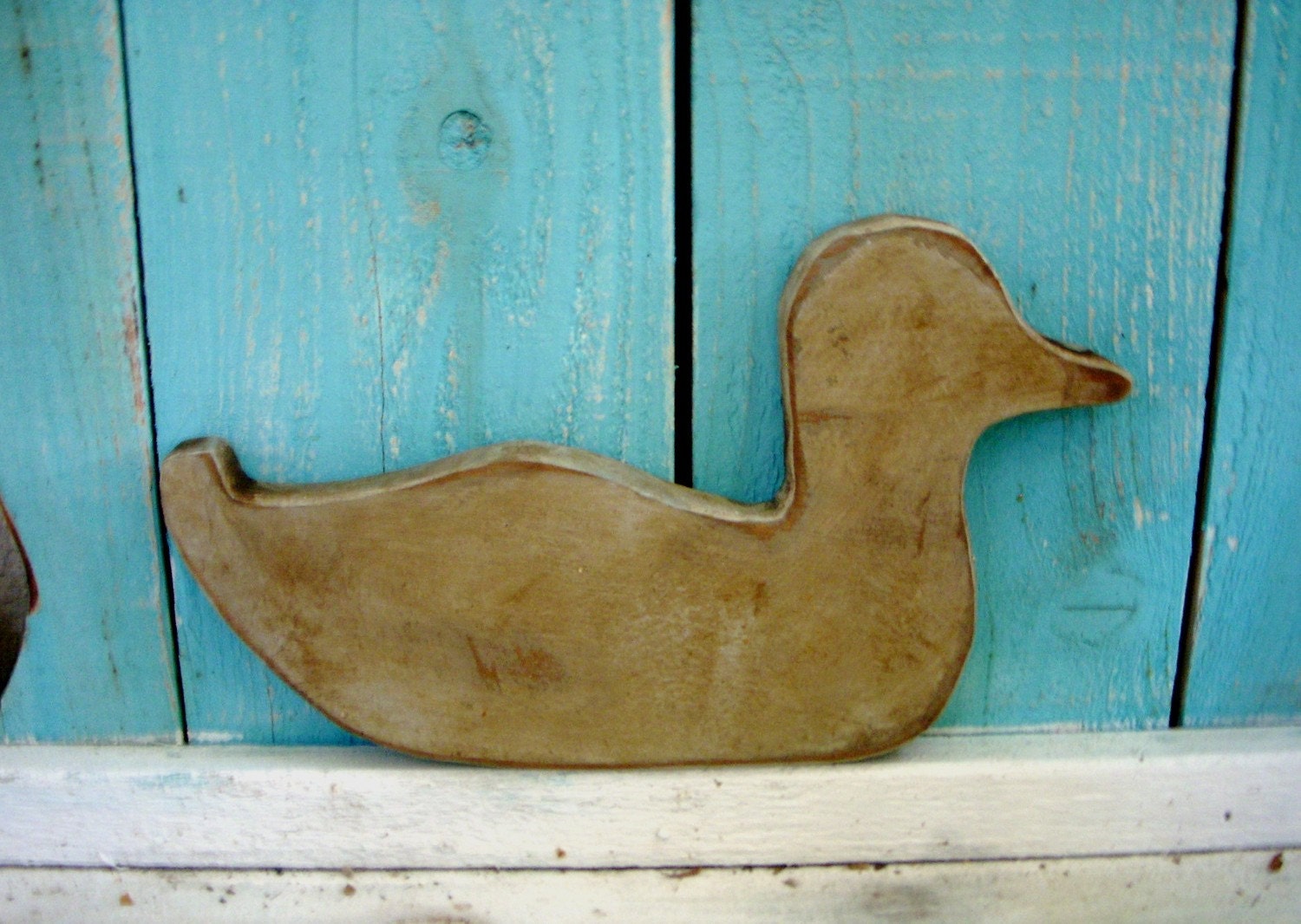 Four Wooden Ducks - Custom Antiqued