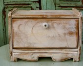 Bread Box - Cottage Chic - Your Antique Color choice - Shabby Decor - French Country Kitchen