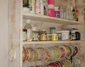 Wood Shelf - Craft - Art Supply Storage - Sewing Room Organizing