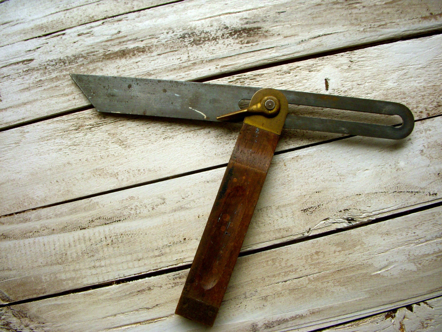 Antique Carpenter Bevel Stanley Early 1900's by honeystreasures