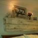 Large Wooden Shelf - Floating Wall Ledge, Handmade - Shabby - Cottage Furniture - 50 Inches