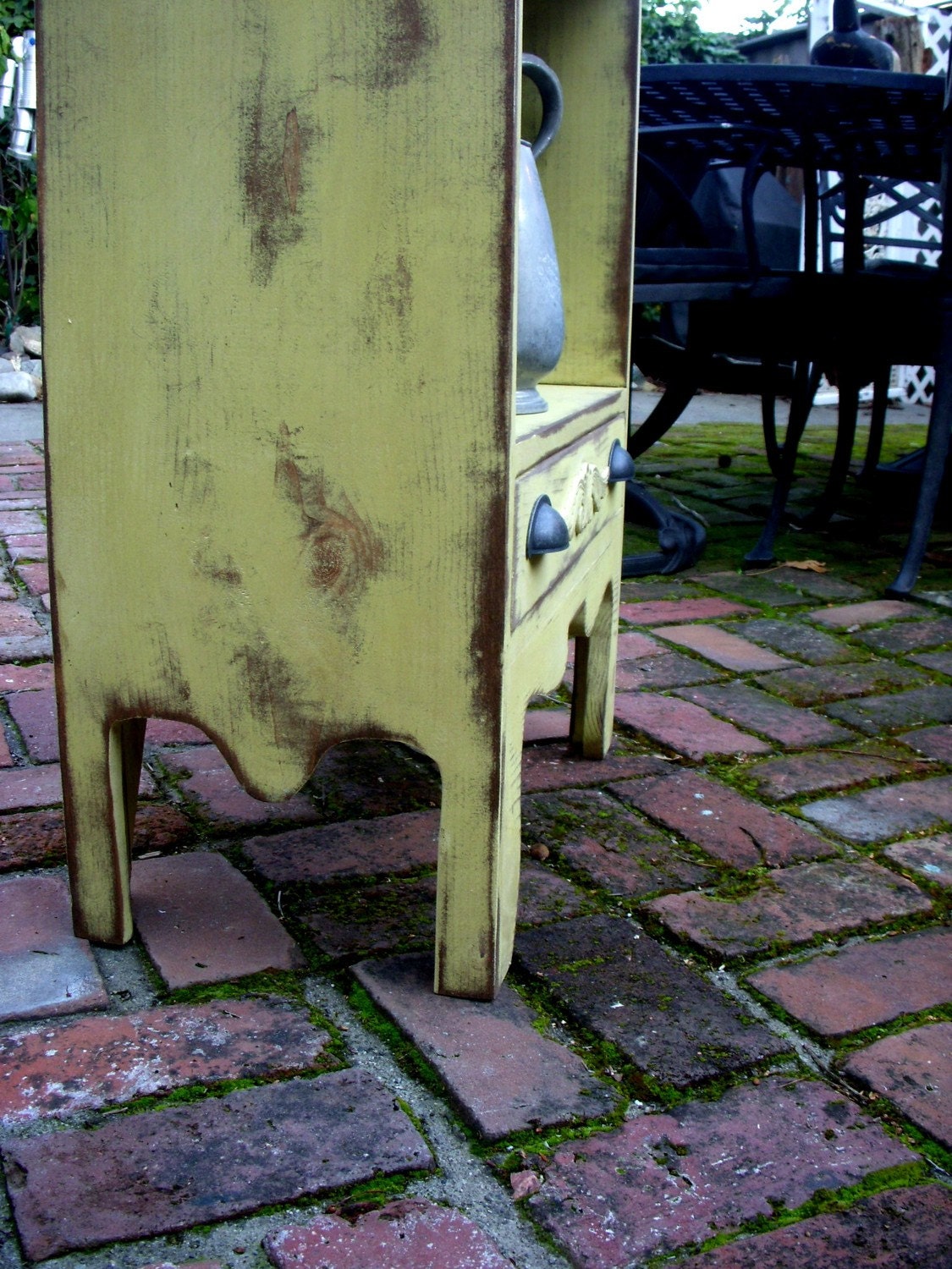 Wooden Shelf - Bookcase - Distressed Farmhouse Chic - Shabby Furniture - The Van Gogh Cabinet