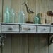 Cottage Chic - Wall Shelf - Drawers - French Country, Paris Apartment