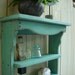 Handmade Shelf Towel Holder - Shabby Beach Cottage - French Country - Paris Apartment