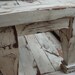 Reclaimed Wood Coffee Table - Shabby Cottage, Handmade - Country - Antique White