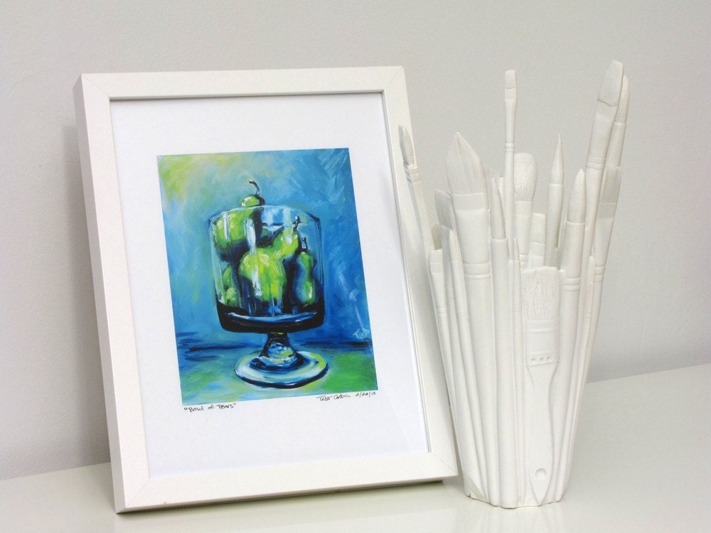 Bowl of Pears - Print from an Original Painting