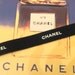 Chanel Ribbon - Authentic - Black with White Letters - 3 Yards - (9 feet) - LAST ONE