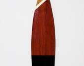 designer Cherry wood canoe paddle (Red Hawk Feather)
