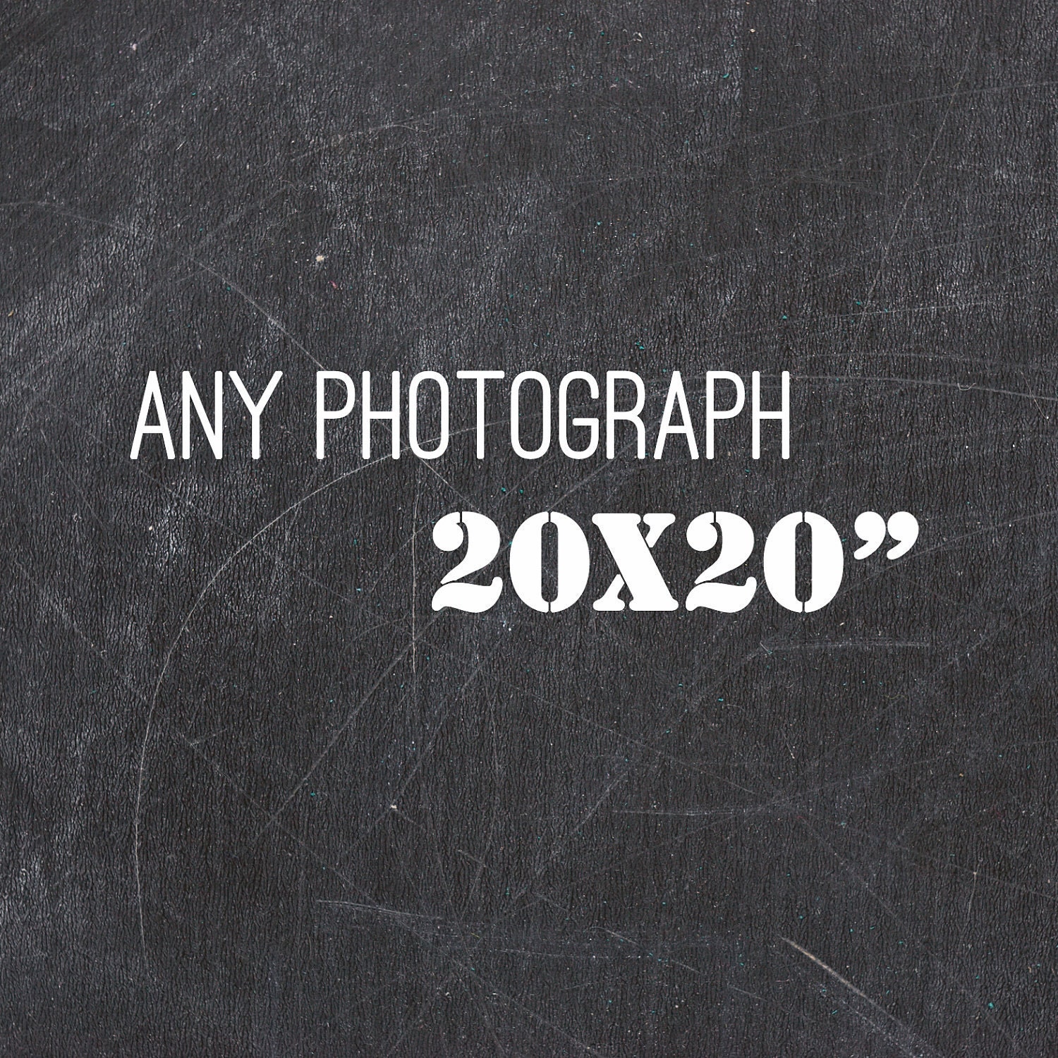 Customize Any Fine Art Photograph -- Make it a 20x20 Print
