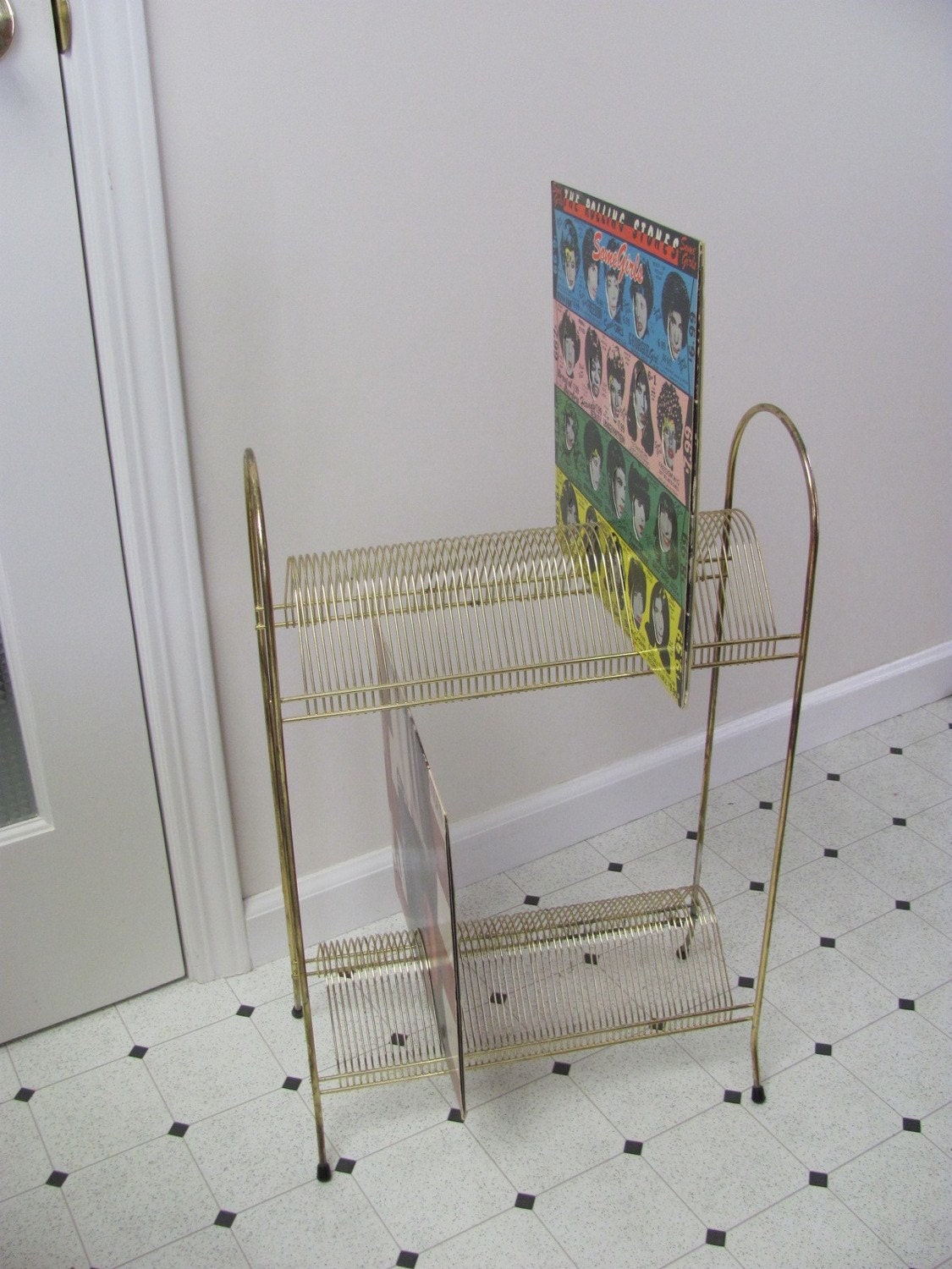 Vintage LP Album 33 Record Rack Stand Holder by DaveysVintage