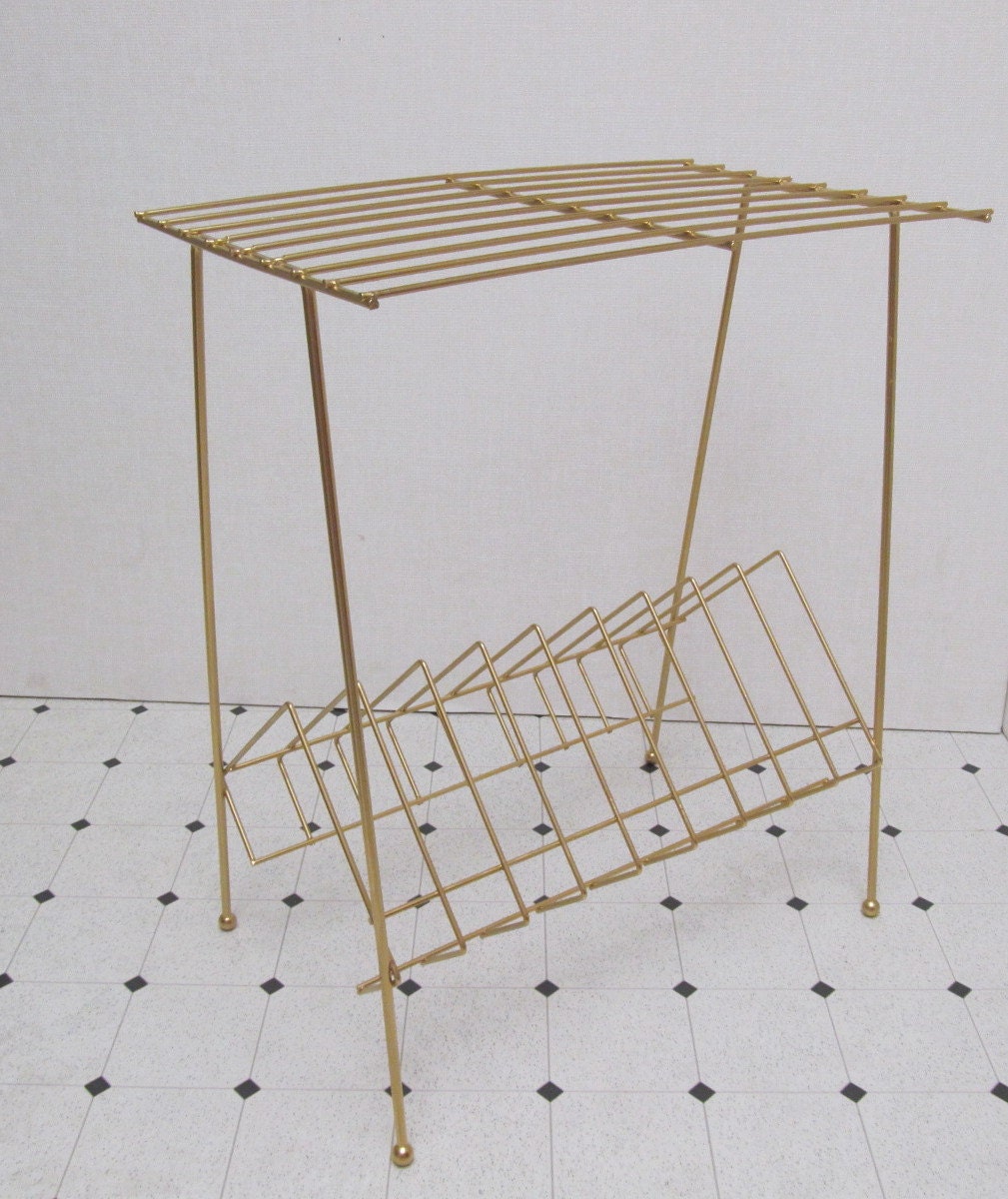 Record Rack / Album Rack / Record Player Stand / Vintage