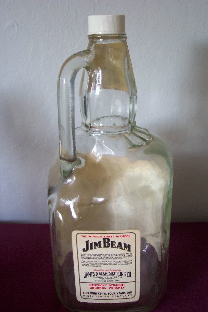 Vintage Jim Beam One Gallon Whiskey Bottle