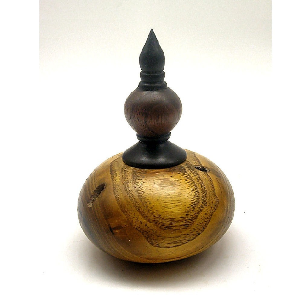 Yellow Mimosa with Sphere Finial