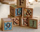 Baby Block Set - Vintage Inspired