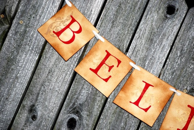 Christmas Banner - Believe